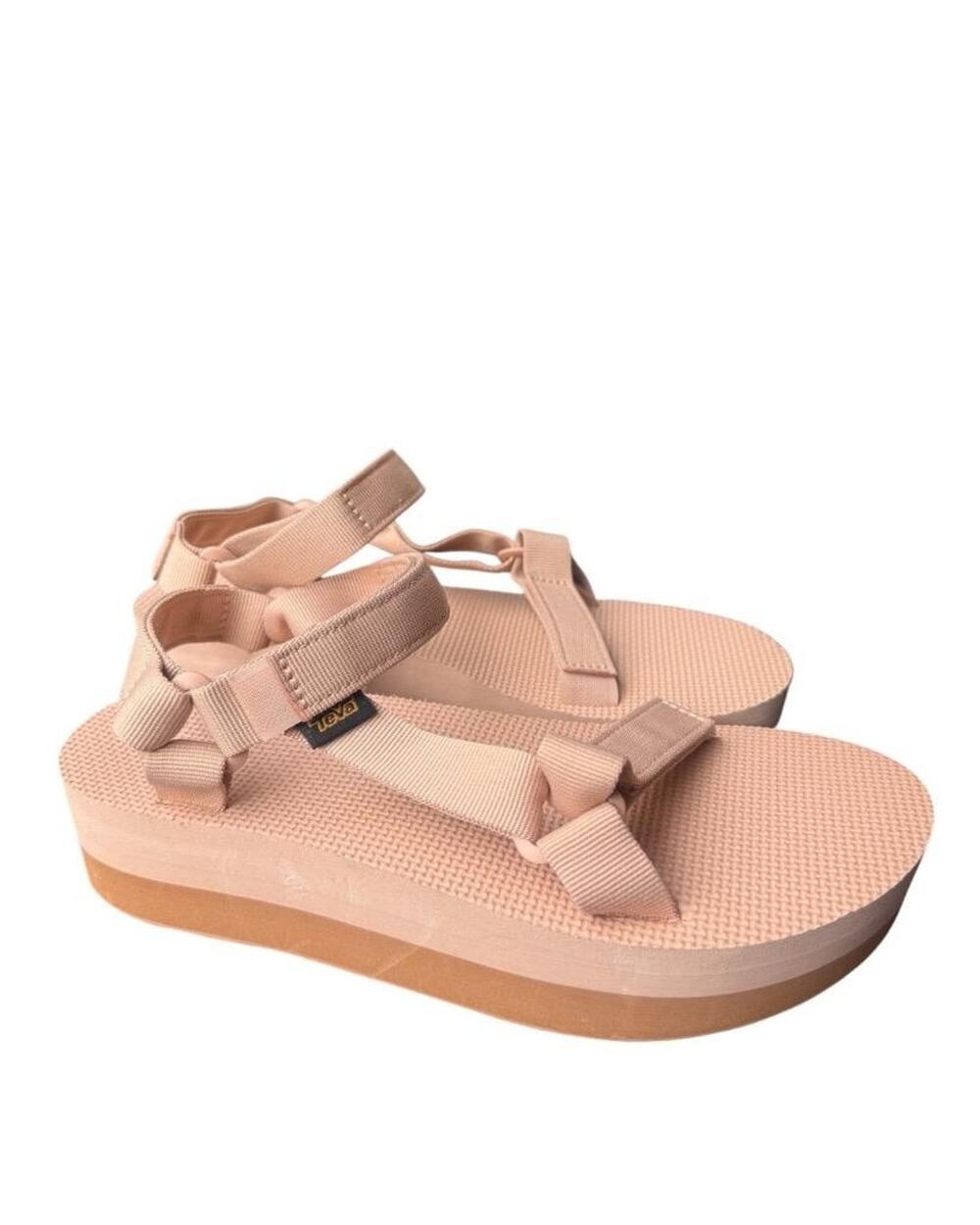 Teva Flatform Chunky Platform Sandal Pink Women size 10